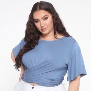 Fashion Nova Wrap Around Top